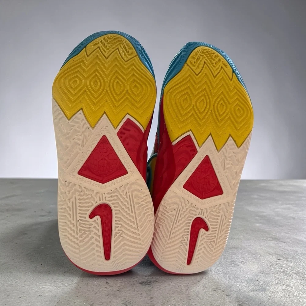 Nike Men's Multicolor Basketball Shoe — Blue, Red, Yellow